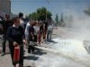 Elbistan Devlet Hastanesi'nde Yangn Tatbikat